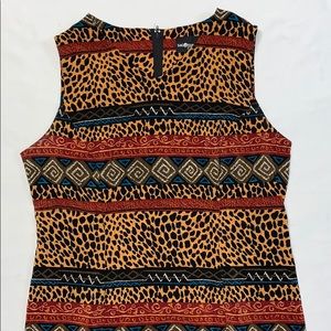 Long Printed Dress NWOT